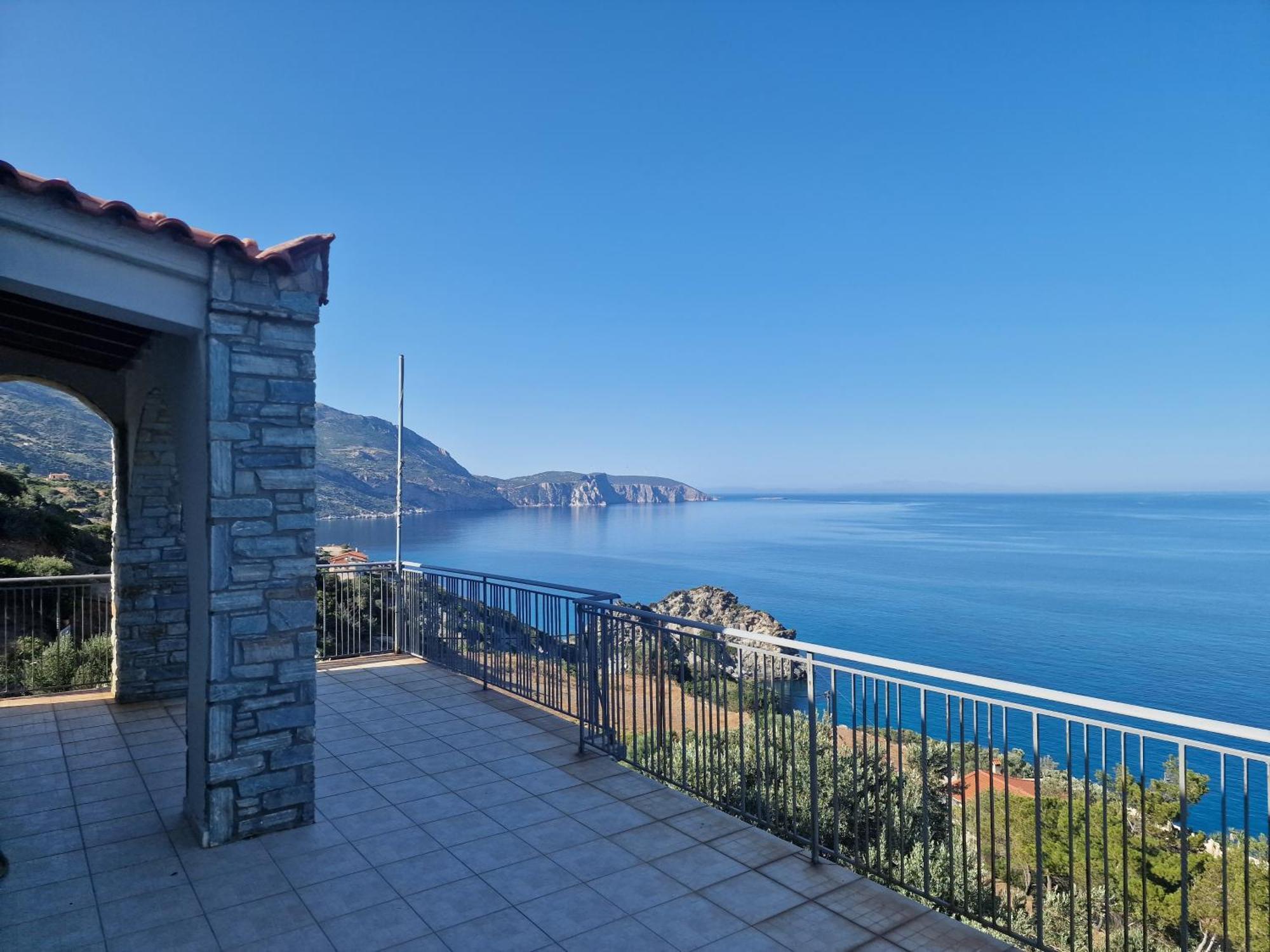 Villa Aegean Balcony Akhladheri Exterior photo